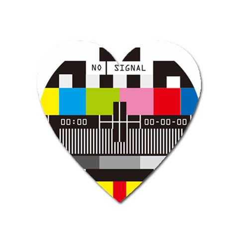 Tv Magnet (Heart) from ArtsNow.com Front