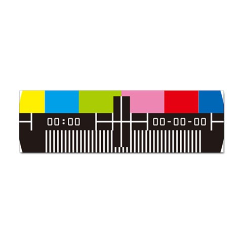 Tv Sticker Bumper (10 pack) from ArtsNow.com Front