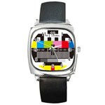 Tv Square Metal Watch