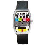 Tv Barrel Style Metal Watch