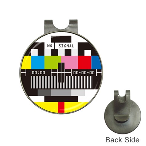 Tv Golf Ball Marker Hat Clip from ArtsNow.com Front