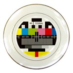 Tv Porcelain Plate