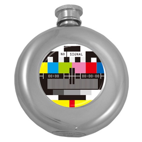 Tv Hip Flask (5 oz) from ArtsNow.com Front