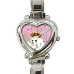 White Poodle Princess Print 5 By 6 Zazzle Copy Heart Italian Charm Watch