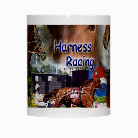 Harness Racing White Mug from ArtsNow.com Center