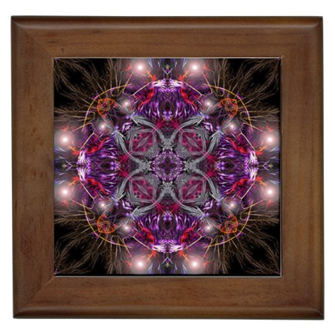 Fractal Art #911 Framed Tile from ArtsNow.com Front