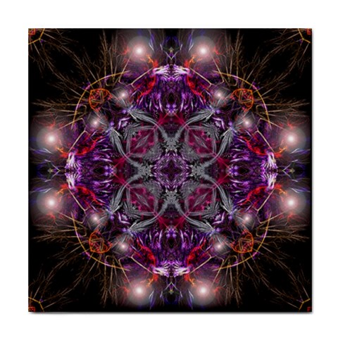 Fractal Art #911 Tile Coaster from ArtsNow.com Front