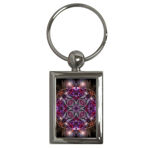 Fractal Art #911 Key Chain (Rectangle) from ArtsNow.com Front