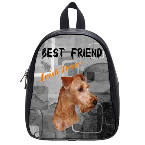 Irish Terrier School Bag (Small) from ArtsNow.com Front