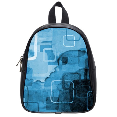 blue School Bag (Small) from ArtsNow.com Front