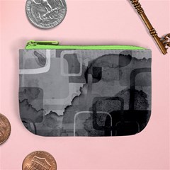 black Mini Coin Purse from ArtsNow.com Front