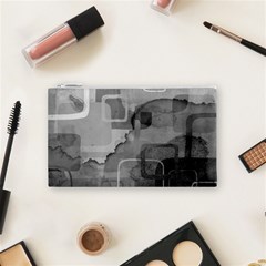 black Cosmetic Bag (Small) from ArtsNow.com Front