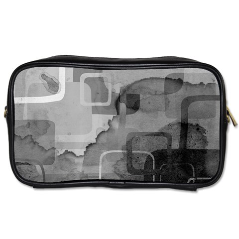 black Toiletries Bag (One Side) from ArtsNow.com Front