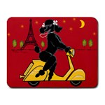 Black Poodle Scooter 8 In Small Mousepad