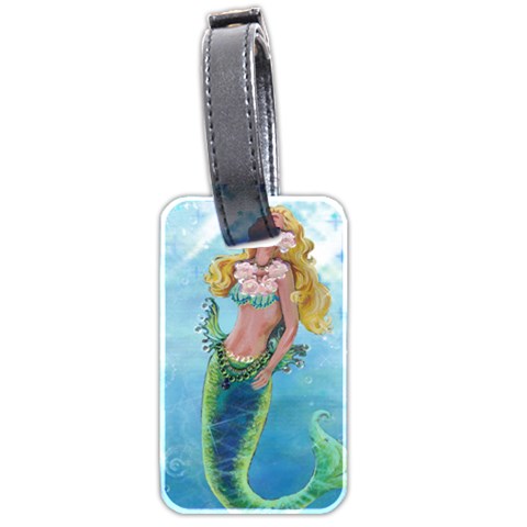 Mermaid Luggage Tag (two sides) from ArtsNow.com Back