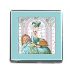 Marie Antoinette Let Them Eat Cake Memory Card Reader with Storage (Square)
