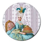 Marie Antoinette Let Them Eat Cake Round Mousepad
