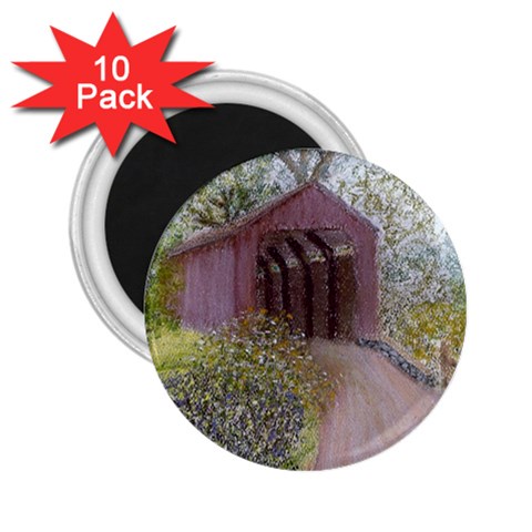 Coveredbridge300 2.25  Magnet (10 pack) from ArtsNow.com Front