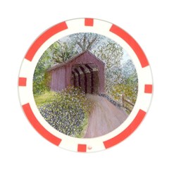 Coveredbridge300 Poker Chip Card Guard from ArtsNow.com Front