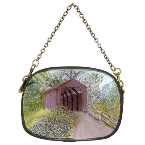 Coveredbridge300 Chain Purse (Two Sides) from ArtsNow.com Back