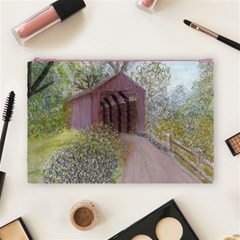 Coveredbridge300 Cosmetic Bag (Large) from ArtsNow.com Front