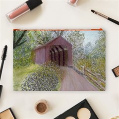 Coveredbridge300 Cosmetic Bag (Large) from ArtsNow.com Back