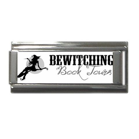 Bewitching Book Tours Superlink Italian Charm (9mm) from ArtsNow.com Front