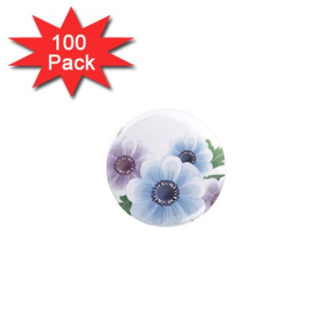 Flower028 1  Mini Magnet (100 pack)  from ArtsNow.com Front