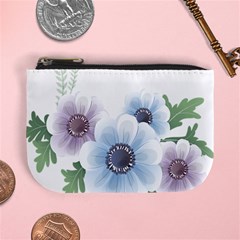 Flower028 Mini Coin Purse from ArtsNow.com Front