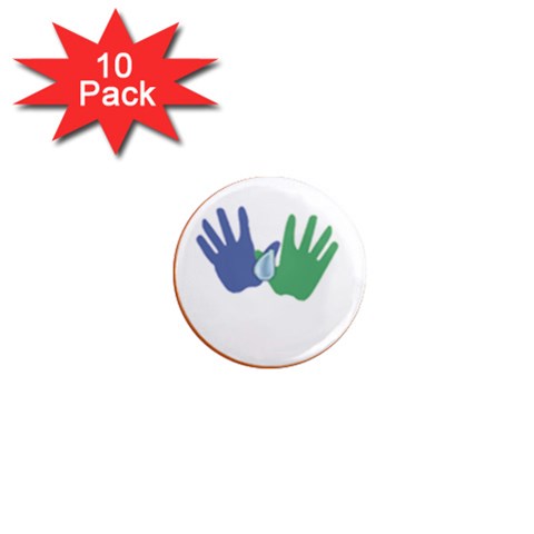 Hand 1  Mini Magnet (10 pack)  from ArtsNow.com Front