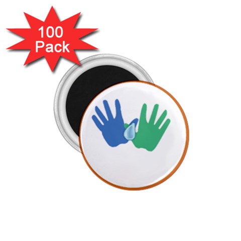 Hand 1.75  Magnet (100 pack)  from ArtsNow.com Front