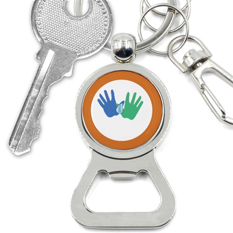 Hand Bottle Opener Key Chain from ArtsNow.com Front