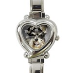 Animals Dogs Funny Dog 013643  Heart Italian Charm Watch