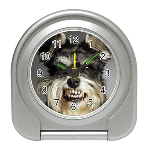 Animals Dogs Funny Dog 013643  Travel Alarm Clock from ArtsNow.com Front