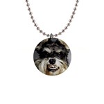 Animals Dogs Funny Dog 013643  1  Button Necklace