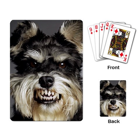 Animals Dogs Funny Dog 013643  Playing Cards Single Design from ArtsNow.com Back