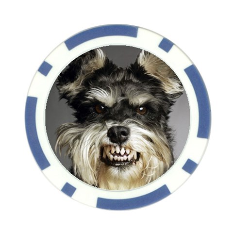 Animals Dogs Funny Dog 013643  Poker Chip Card Guard from ArtsNow.com Front