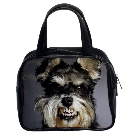 Animals Dogs Funny Dog 013643  Classic Handbag (Two Sides) from ArtsNow.com Front