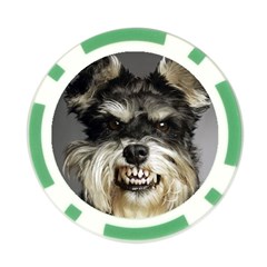 Animals Dogs Funny Dog 013643  Poker Chip Card Guard (10 pack) from ArtsNow.com Front