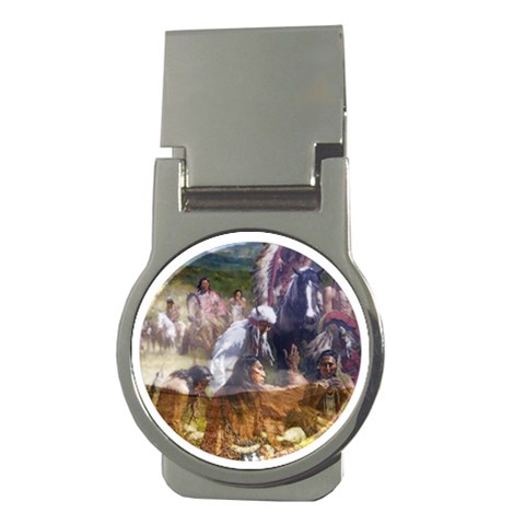 !ndn5 Money Clip (Round) from ArtsNow.com Front