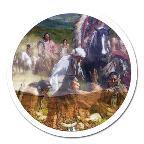 !ndn5 Magnet 5  (Round) from ArtsNow.com Front