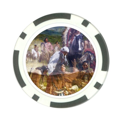 !ndn5 Poker Chip Card Guard from ArtsNow.com Front