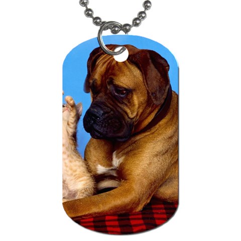 You don t scare me! Dog Tag (Two Sides) from ArtsNow.com Front