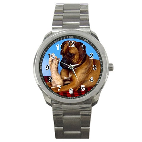 You don t scare me! Sport Metal Watch from ArtsNow.com Front