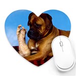 You don t scare me! Mousepad (Heart)