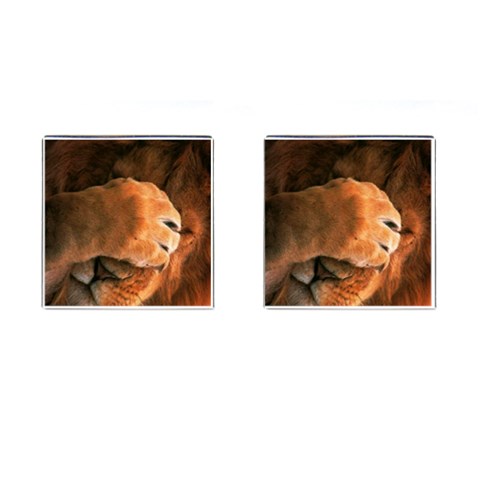 Animal Wallpapers 0028 Cufflinks (Square) from ArtsNow.com Front(Pair)