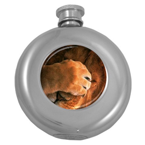 Animal Wallpapers 0028 Hip Flask (5 oz) from ArtsNow.com Front