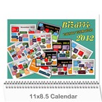 2012 Bizarre Calendar Wall Calendar 11 x 8.5 (12-Months)