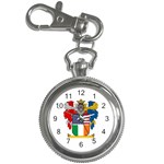 Half Irish American Crest (2) Key Chain Watch