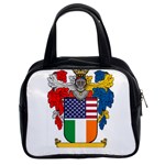 Half Irish American Crest (2) Classic Handbag (Two Sides)